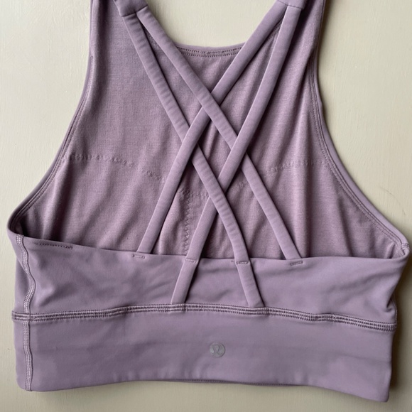 Lululemon Energy High-Neck Longline Tough Bra Size 6 Medium Support, B–D Cups in - Picture 5 of 7